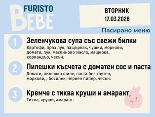 Меню 17.03 Bebe 200гр.