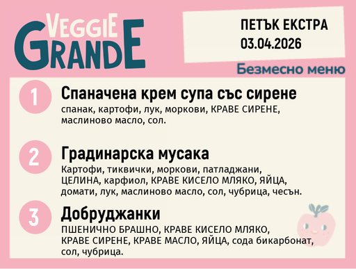 [DY.02.26.9193] Меню 03.04 Екстра безмесно 300гр.