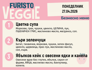 Меню 27.04 безмесно 200гр.