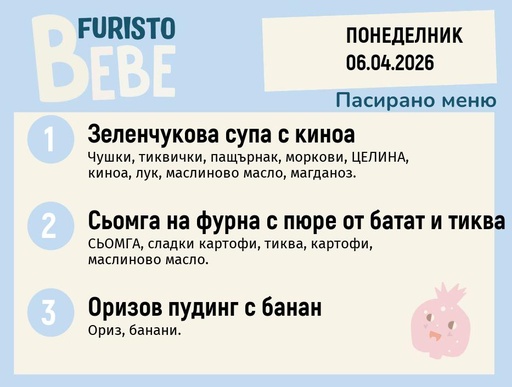 [DY.03.26.9654] Меню 06.04 Bebe 200гр.