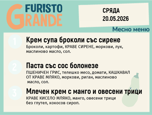 [DY.04.26.9989] Меню 20.05 месно 300гр. 