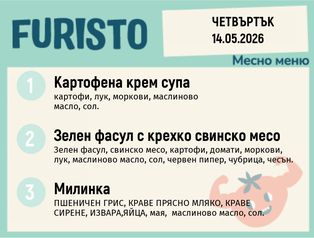 Меню 14.05 месно 200гр.