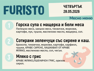 Меню 28.05 месно 200гр.