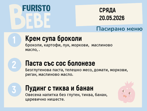 [DY.04.26.10204] Меню 20.05 Bebe 200гр.