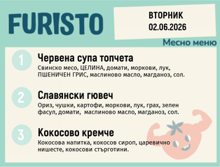 Меню 02.06 месно 200гр. 