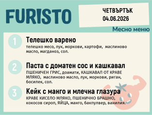 Меню 04.06 месно 200гр. 