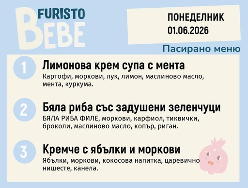 [DY.05.26.10483] Меню 01.06 Bebe 200гр.