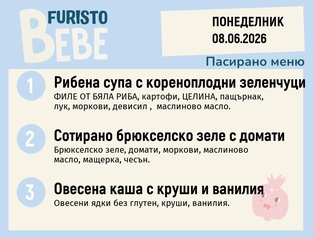 Меню 08.06  Bebe 200гр.