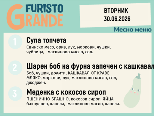 [DY.05.26.10452] Меню 30.06 месно 300гр.