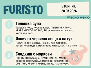 Меню 28.07 месно 200гр.