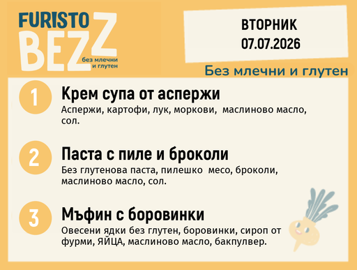 [DY.06.26.10981] Меню без млечни и глутен 07.07 200гр.