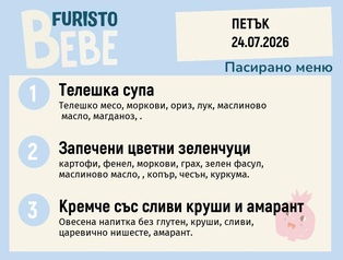 Меню 24.07 Bebe 200гр.