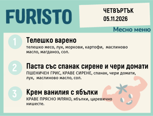 Меню 05.11 месно 200гр.