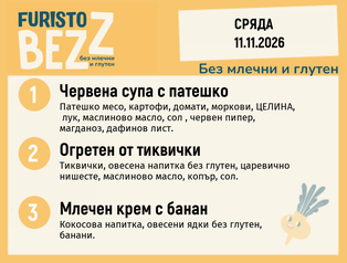 Меню без млечни и глутен 11.11 200гр.